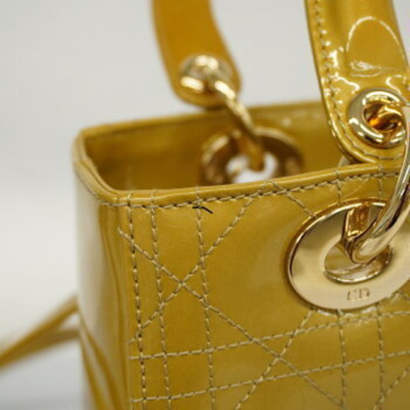 Christian Dior Lady Dior Patent Leather Shoulder Bag - Picture 6 of 15